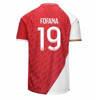 Stroje piłkarskie AS Monaco Youssouf Fofana #19 Koszulka Podstawowej 2023-24 Krótki Rękaw